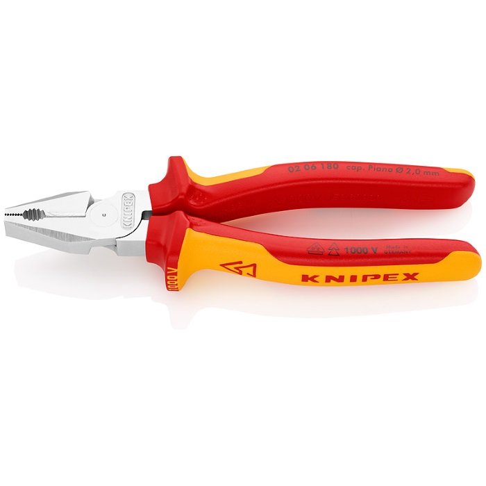 Knipex kombinovana klešta izolovana 1000V VDE 180mm 02 06 180